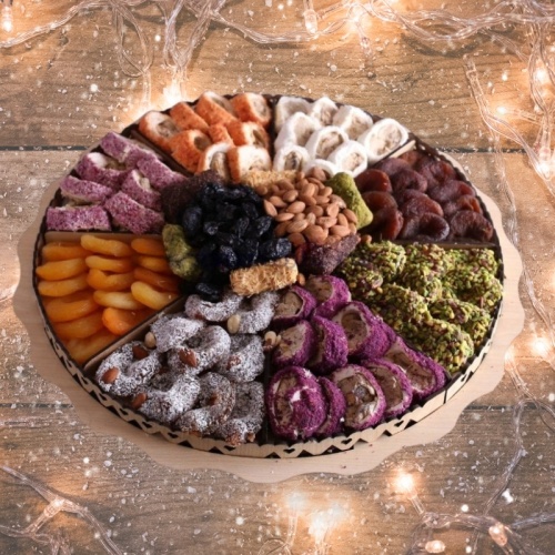 Hediyelik Kayısı Tabağı 16 2350gr